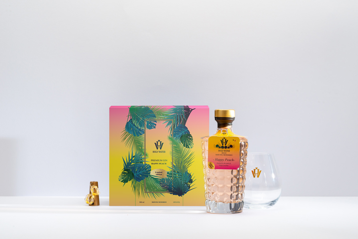 Temperantia Happy Peach gin giftbox